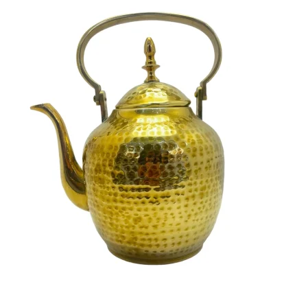 قوری برنجی مدل چکشی