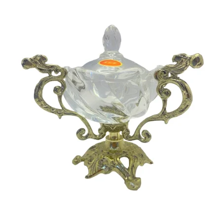 قندان مدل پایه برنزی کد 58639