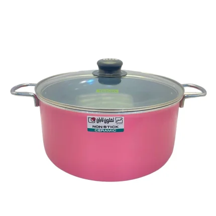 قابلمه تفلون تابان مدل سرامیکی سایز 28