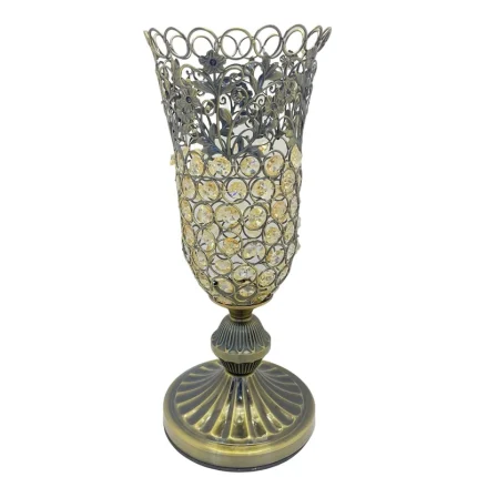 گلدان دکوری مدل نگینی کد 2812