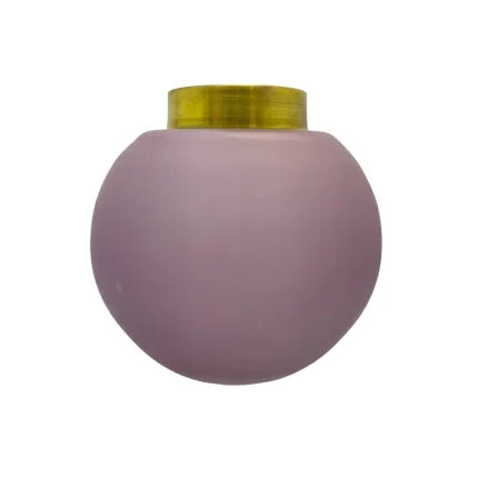 گلدان دکوری مدل طوقه برنجی