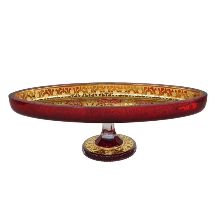 رولت خوری مدل سلطان کد 450 با پایه‌ی استوانه‌ای و نقوش طلایی زیبا، استحکام و زیبایی را به میز پذیرایی شما می‌آورد.