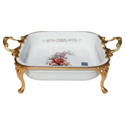 "ظرف سرو لمونژ پاپیند مدل زرین کد RG166 - زیبایی و کیفیت بالا."