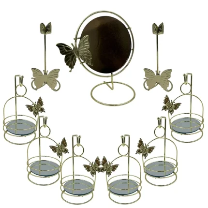 مجموعه هفت سین 9 پارچه مدل پروانه آویز