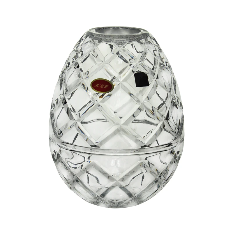 جای دستمال کاغذی ام جی دبلیو مدل تخم مرغی طرح رویال کد 325 جای دستمال کاغذی ام جی دبلیو مدل تخم مرغی طرح رویال کد 325 با بدنه کریستالی و بافت الماسی