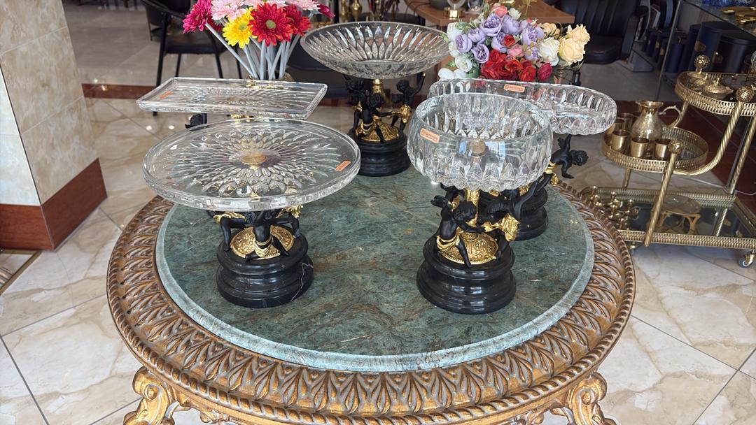 سبکهای مدرن، کلاسیک و رنگی سرویس کریستال اصل