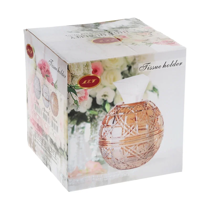 جای دستمال کاغذی کریستالی ام جی دابلیو مدل رویال (4) جای دستمال کاغذی کریستالی ام جی دابلیو مدل رویال مناسب برای دکوراسیون لوکس