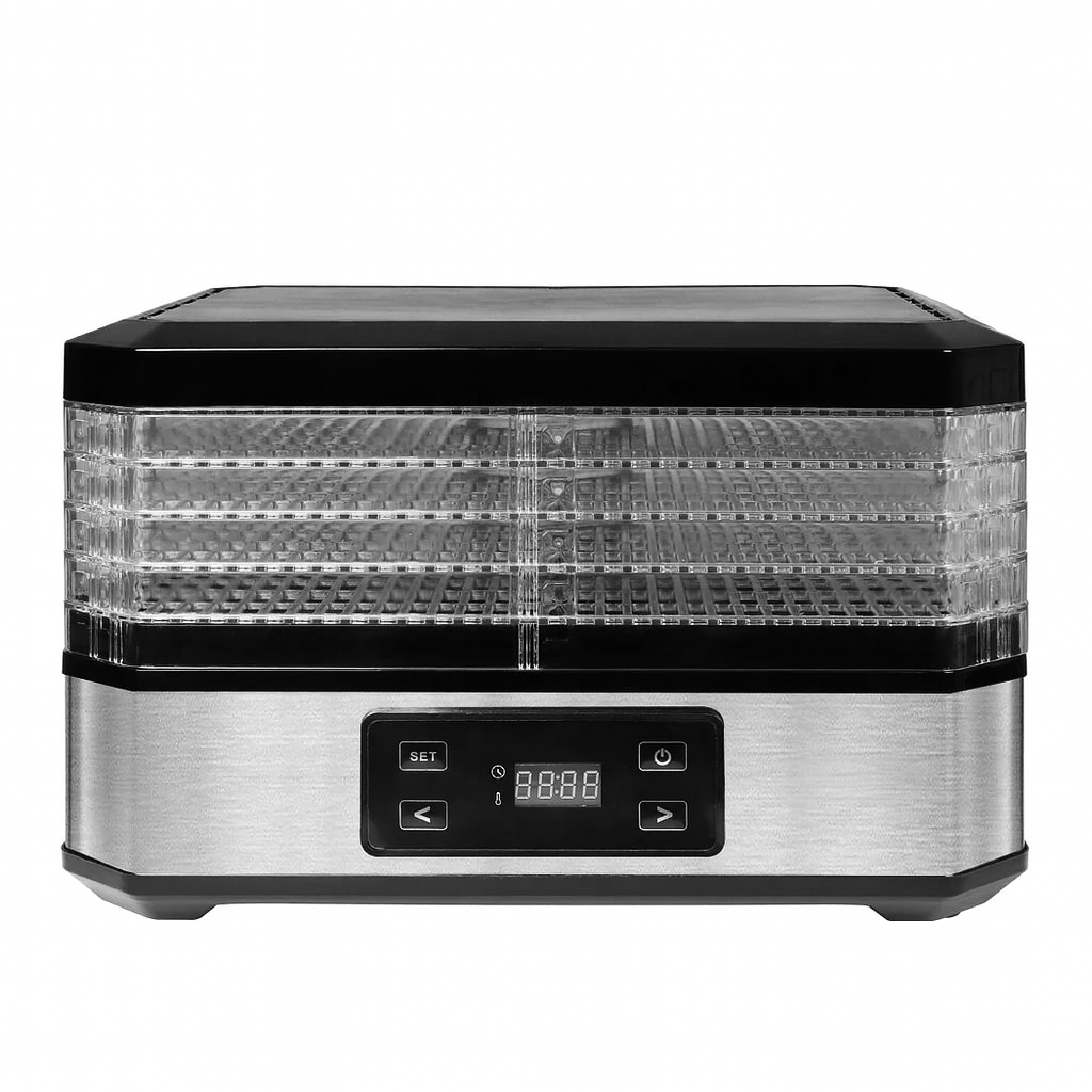 Copilot_20251011_174057 میوه خشک کن مدل MC-650 با عملکرد بی صدا و گردش هوای یکنواخت