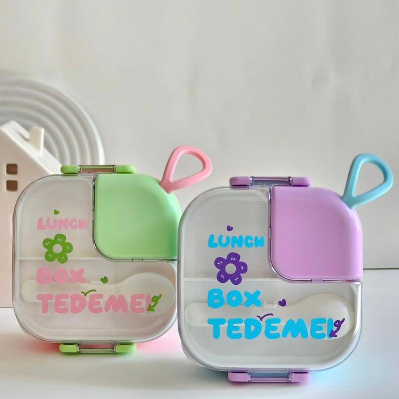 ظرف غذای چند تکه کودک کد ۲۰۹ (5) ظرف غذای کودک کد ۲۰۹ مناسب برای مهد کودک و سفر