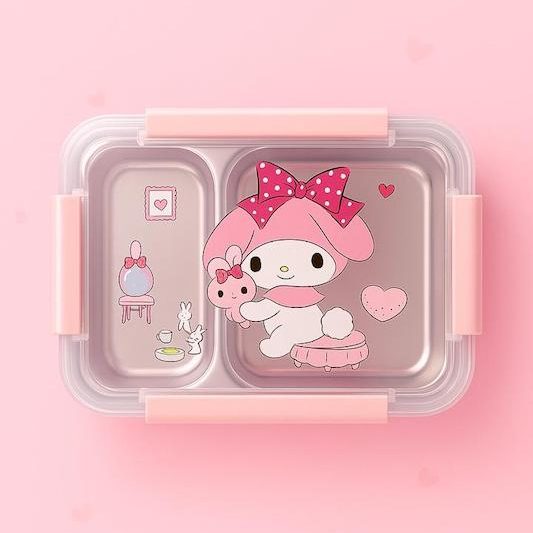 ظرف غذای کودک کرومی کد ۷۸ (1) ظرف غذای کودک کرومی کد ۷۸ با طراحی کارتونی و رنگ بنفش