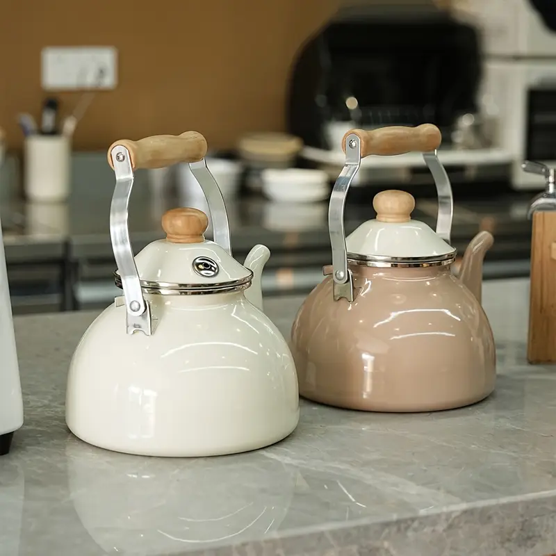 کتری لعابی برند مادام کوکو Madam COCO (4) کتری لعابی شیک و کاربردی برای آشپزخانه های مدرن