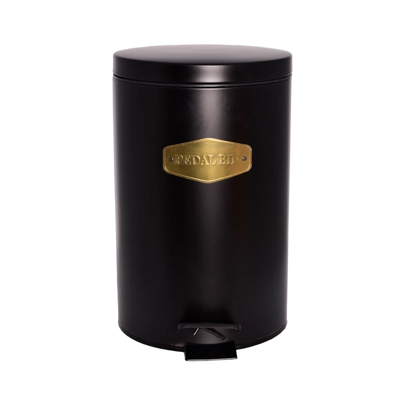 پاسماوری ۸ پارچه بی.وی.کی مدل رویال کد B.V.K 822591 (3) ظرف نان پدالی مدل BREAD با درب پدالی و بدنه فلزی مشکی